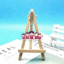 动漫游戏 MiSide 新款亚克力钥匙扣，6厘米 Mita/疯狂 Mita/戴帽子的 Mita，高透明可爱包包挂件，情人节粉丝礼物 - 彩色 - 查看 5