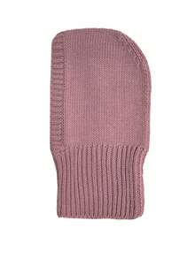 1pc Designer Knitted Knitted Balaclava Hat, Winter Warm Beanie Cap For Women, Fashion Knitted Hat - Pink - View 4
