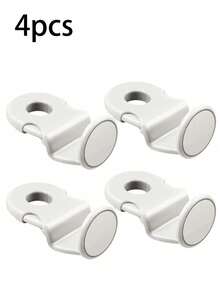 4pcs Universal Car Seat Back Hooks, Durable ABS Material, Car Storage Hanging Hooks, Suitable For Backseat, Bag Hooks, Car Interior Decor Accessories, Fit For All Vehicle Models - A - View 9