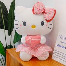 SANRIO 花朵图案毛绒娃娃，填充玩具，大型毛绒娃娃，儿童安抚娃娃，家居/汽车装饰，抱枕，沙发摆件，女孩礼物 - 彩色 - 查看 8