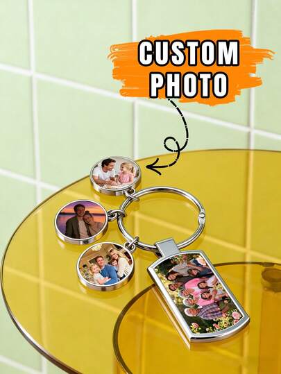 Double Side Custom Keychain With Picture,Personalized Photo Key Chain,Customized Couple Photo Acrylic Keychains,Customizable Bag Charms,Purse Charms,Purse Charms For Handbags,Keychains For Women/Men,Birthday Gifts,Anniversary,Bedroom Decoration,Girlfriend,Boyfriend,Friends,Family,Students,Mother,Unique Gifts