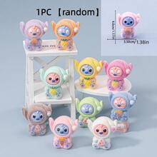 1pc Stitch "Must Eat" Series Ceramic Figurine, Cute Stitch Statue, Popular Plush Doll, Game Peripheral, Back To School Gift, Figurine Model, Tap Lightly, Stationery, Anime Character, My Growth, School, Valentine's Day Gift - ADZYC - View 12