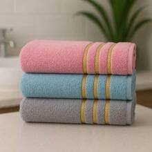 Mch Toalhas Set Of 4 Morocco Bath Towels, 100% Cotton, 130cm X 70cm - Màu sắc nam tính - Xem 4