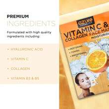 Vitamin C & Collenagen Sheet Mask Set - Hydrating Facial Care For Skin - 10-Pack Korean Beauty Masks - Quả dưa chuột - Xem 2
