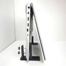 垂直笔记本电脑支架，可调节，2 件装，可拆卸笔记本电脑支架，带防滑垫，节省空间的桌面支架，带通风设计，适用于游戏笔记本电脑，兼容 MacBook、戴尔、惠普以及所有厚度不超过 1.7 英寸的笔记本电脑。 - 彩色 - 查看 1