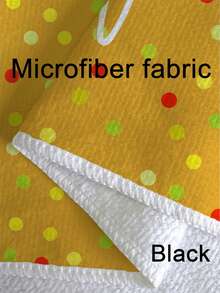 2 Pcs Cute Bunny Eating Carrot Pattern Kitchen Towels Yellow Polka Dot Easter Dish Towels Can Be Used In Kitchen Drying Hand Towels Tea Towels - Yellow - View 5