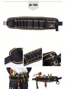 Gardening Fruit Tree Pruning Tool Kit, Multi-Functional Tool Set Including Scissors, Saw, Waist Bag, Garden Tools, Protective Cover, Utility Tool Waist Pack - Tool Waist Bag JK-104-b - View 10