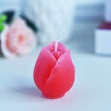 1pc Tulip Shaped Scented Candle, Home Decor Accessory, Weight: 26g, Size: 3.8*4.5cm - 1PC - View 16