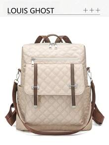 菱形绗缝背包 | 诠释旅行美学，适用于各种场景，在日常生活、通勤和旅行中释放绝对的视觉主导权，全功能三模式矩阵：全系列采用菱形绗缝工艺和多口袋设计 - 彩色 - 查看 13