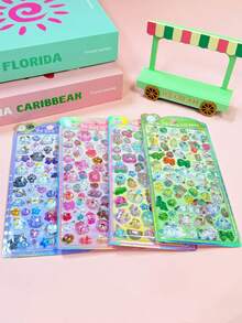 Hình dán 3D/Tự làm (DIY) chất lượng cao, có thể tái sử dụng, tự dính, trang trí DIY, hình dán tương tác cho trẻ em, hình dán trang trí hàng ngày, hình dán trang trí tiệc, trò chơi dán hình cho trẻ em, hình dán trang trí văn phòng và trường học. - Nhiều màu - Xem 4