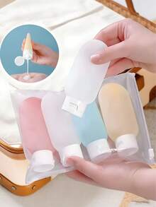 60ml Refillable Travel Bottles, Squeeze Containers For Shampoo, Hand Wash, Face Wash, Body Wash - Travel-sized Bottles - View 1