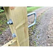 Hunting Gate Latch With Double Leg Gate Striker Lift Type Equestrian Equine Farm - Multicolor - View 3