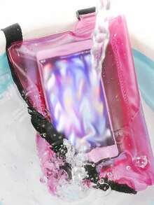 防水游泳袋、密封潛水腰包、防水手機殼、防水肩背包，適用於海灘、划船、運動（隨機款式） - 彩色 - 查看 11