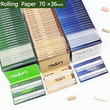 25张/包，70*36毫米未漂白卷烟纸，每本50+50张，常规短款 - 彩色 - 查看 8