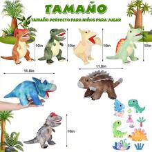 TendenciaPeluche Dinosaurio Juguete Muñeco Peluche Jurasico NiñoCalidad premium - Dilofosaurio - Ver 4