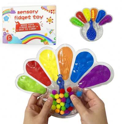 颜色分类感官玩具，适合提升学龄前儿童的动手能力，蒙特梭利教育玩具，适合学前学习活动，3岁以上儿童及成人感官活动玩具