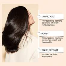 Onion Biotin Shampoo Refreshing And Moisturizing Suitable For All Hair Types Moisturizing And Smoothing Rich In Rosemary Extract Daily Gentle Cleaning Fluffy And Smooth Care For Hair - Hương thơm nhẹ - Xem 5