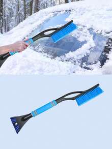 Extendable & Adjustable Length Multi-Functional Car Snow Shovel & Ice Scraper Tool, ABS Scraper Head And Non-Slip Handle, Efficiently Removes Snow And Frost On Car Windows - A - View 13