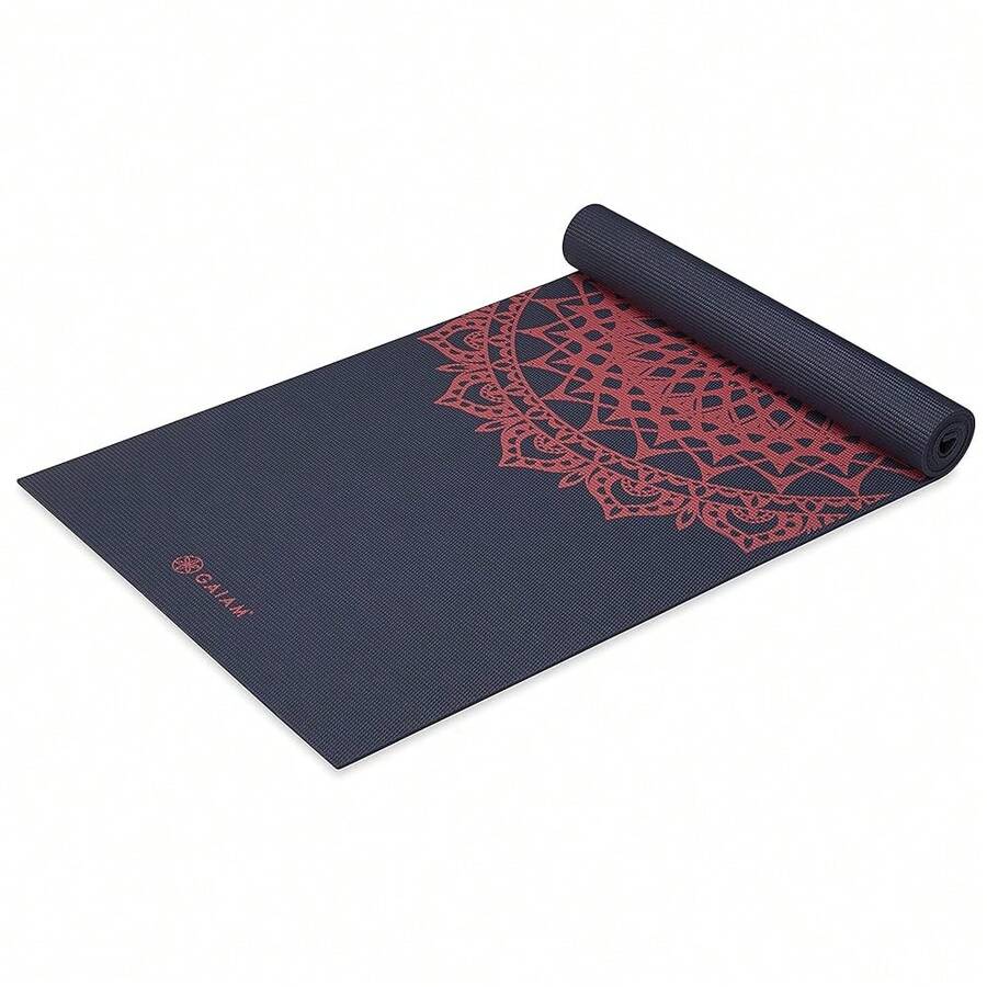 Yoga Mat - Premium 6mm Print Extra Thick Non Slip Exercise & Fitness Mat For All Types Of Yoga, Pilates & Floor Workouts (68\L X 24\W X 6mm Thick) - 粉紅馬拉喀什 - 查看 1