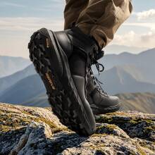 Men Climbing Boots - Black - View 8