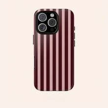 Pink & White Striped Phone Case, Compatible With IPhone 17/16/15/14/13/12/11 Pro Max - Đỏ - Xem 12