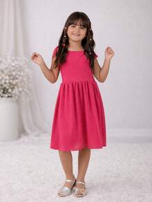 Young Girls Dresses - 粉色 - 查看 10