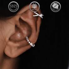 一套优雅时尚的925纯银夹式耳环，适合日常、派对、节日、约会、送礼等场合。 - 金色 - 查看 7