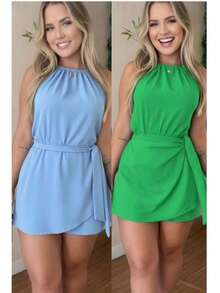Women's Summer Fashion Jumpsuit Set - Duna - 99 - 查看 1