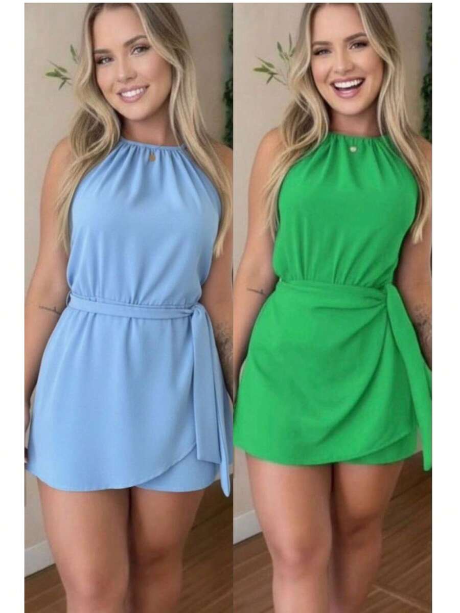 Women's Summer Fashion Jumpsuit Set - Duna - 99 - 查看 1