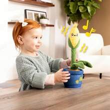 juguete de peluche interactivo bailarina musical repite lo que dices juguete sensorial para bebé - como en la foto - Ver 5