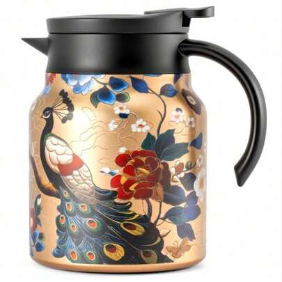 Stainless Steel Inner Pot, Large Capacity Loose Leaf Tea Bag Insulated Tea Set, Elegant Camping Tea Maker, Gifts