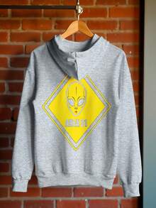 Oversized Sweatshirt Area 51 Alien Street Unisex Dtf Ref4558 - 灰色 - 查看 5