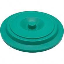 70 Liter Universal-Mülltonne mit Deckel und 2 Tragegriffen in Grün - Mehrfarbig - Übersicht 5