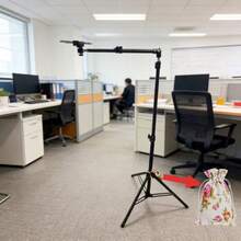 Adjustable Desktop Photography Tripod Stand, Suitable For Video Shooting, Lightweight Tripod For Vlogging And Live Streaming - Black - View 5