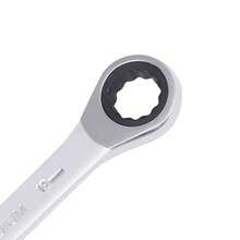 6-Pcs Extra Long Ratcheting Wrenches Double Box End 45#Steel 72-Tooth Wrench Set - Ratchet Wrenches - View 8