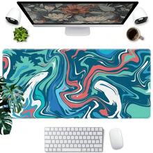 1 tấm lót bàn làm việc cỡ lớn màu xanh dương, chống trượt, bằng cao su, dành cho game thủ, dùng làm tấm lót chuột chơi game, thảm bàn phím máy tính cho bàn làm việc văn phòng, đồ dùng văn phòng, trang trí văn phòng. - A - Xem 21