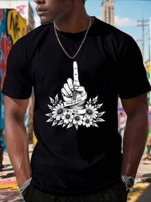 Men Outdoor Tees & Tanks - Black - View 8