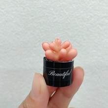 Conjunto de 6 Miniaturas de Suculentas em Vasos, Plantas Suculentas Artificiais, Miniaturas de Plantas em Vasos para Decoração, Ornamentos Decorativos, Decoração para Jardim e Quintal, Micro Paisagismo com Plantas Verdes - Multicolorido - Ver 17