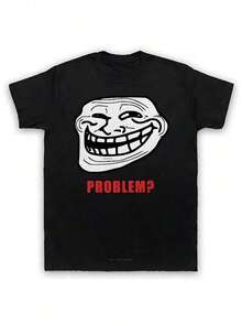 Trues Religions Summer-Shirt Boys Supercool True Patch Tee Men's Men's Oversized Loose Top Hop TRENDSSy Men's Clothing4 - 黑色 - 查看 6