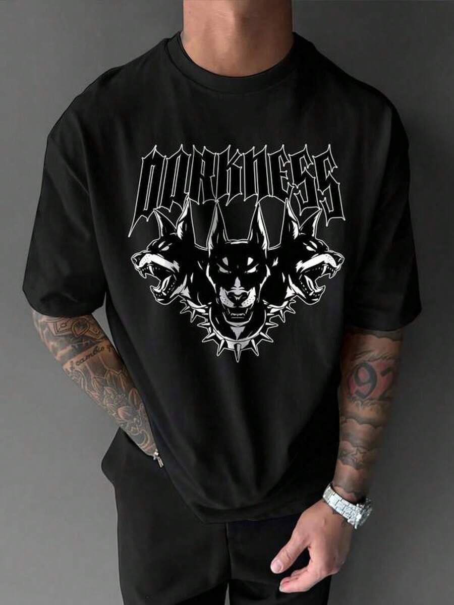 Men T-Shirts - Black - View 1