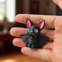 一件蝙蝠雕像挂件，适用于家居装饰、墙面装饰、办公桌摆设，也适合动物爱好者收藏展示。 - 彩色 - 查看 4