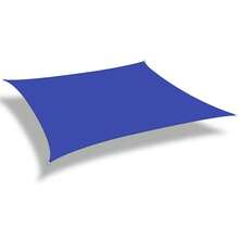 1 Set Large Sun Shade Sail Rectangle Waterproof 98% UV Block For Patios Garden Swimming Pool Outdoor Camping With Installation Steel Cables - Multicolor - View 14