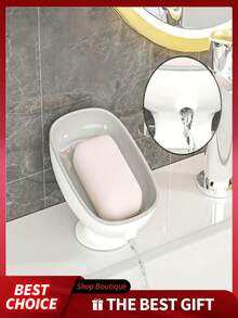 Double-Deck Soap Dish, Tidy Storage, Quick Drainage - Multicolor - View 5