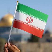 Mini Bandera Irá Conciertos, MXIRA-000, 1Pza, Irá, 14x21cm, Tela Poliéster, Asta Plástico. - Multicolor - Ver 4