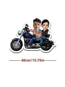 O [Pernă Mini Motocicletă cu Desene Animate 3D] Personalizată - Imprimare Personalizată față-verso, Pernă Scurtă de Pluș în Stil Modern, Temă de Sărbători, Ideală pentru Decorarea Paturilor, Canapelelor și Mașinilor, Cadoul Perfect pentru Familie, Prieteni și Parteneri - Stilul 1 - Vizualizare 10
