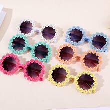 Cute Flower Daisy  Princess Summer Dress Up Glasses - Màu vàng - Xem 1