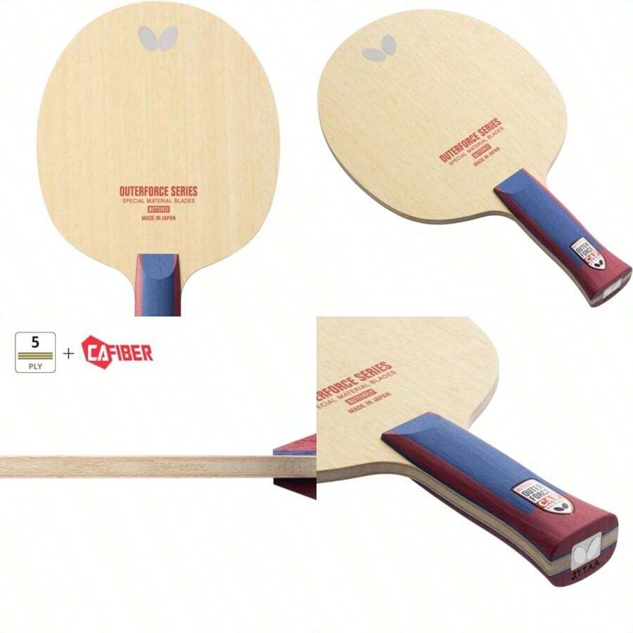 バタフライ Butterfly 卓球 ラケット 攻撃用シェーク 中級者向け アウターフォース CAF 37351 - AN - チェックする 1