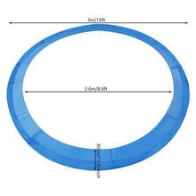 LYNICESHOP Trampoline Pad Replacement, Trampoline Safety Pad, Spring Cover For 8ft Round Trampoline With Waterproof Foam Padding, Universal Trampoline Accessories Holiday Gift (US Stock) Faster Delivery - Blue - View 2