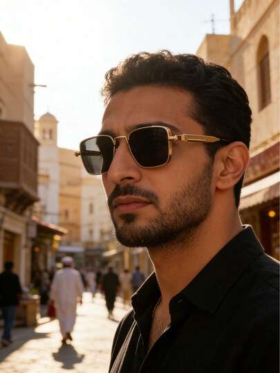 New Fashionable Colorful Retro Glasses, Steampunk Metal Frames, Multiple Lens Color Options, Personalized High-End Decorative Glasses Suitable For Daily Wear And Parties