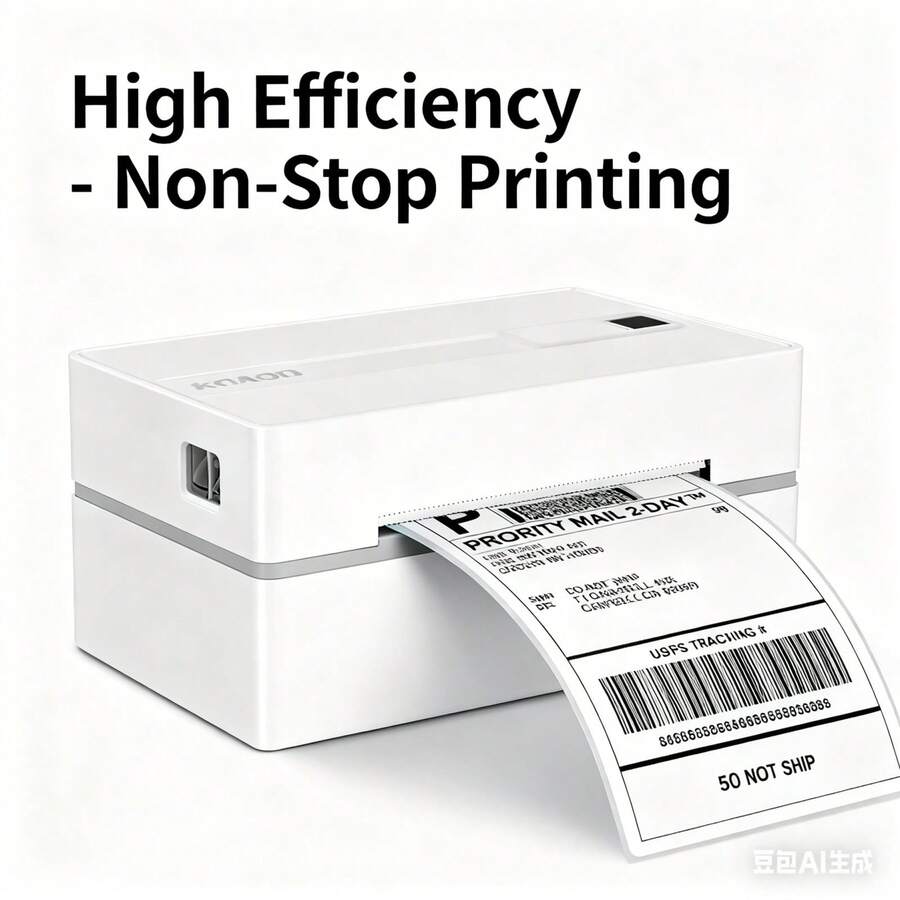 Y813 4x6 Thermal Label Printer For Shipping, High Speed USB Connected Label Printer For Small Business, Cost-Effective Efficient Printer Compatible With EB Ay Ama Zon Sho Pify Etsy US PS Fe DEx For Package & Shipping Label Printing - trắng - Xem 1